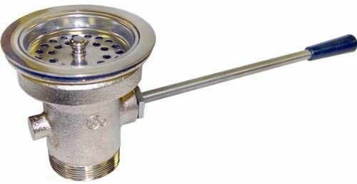 AA Faucet AA-302 Lever Handle Waste Valve 3-1/2" Sink Opening, 2" Drain Outlet