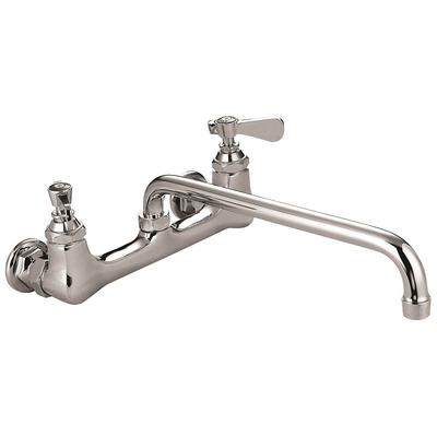 8" Wall Mount NSF Heavy Duty Faucet w/ Spout (NO Lead)