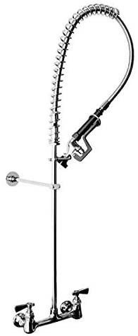 AA Faucet 8" Wall Mount Heavy Duty Pre-Rinse NO Lead Faucet, NSF Approved (AA-988G)