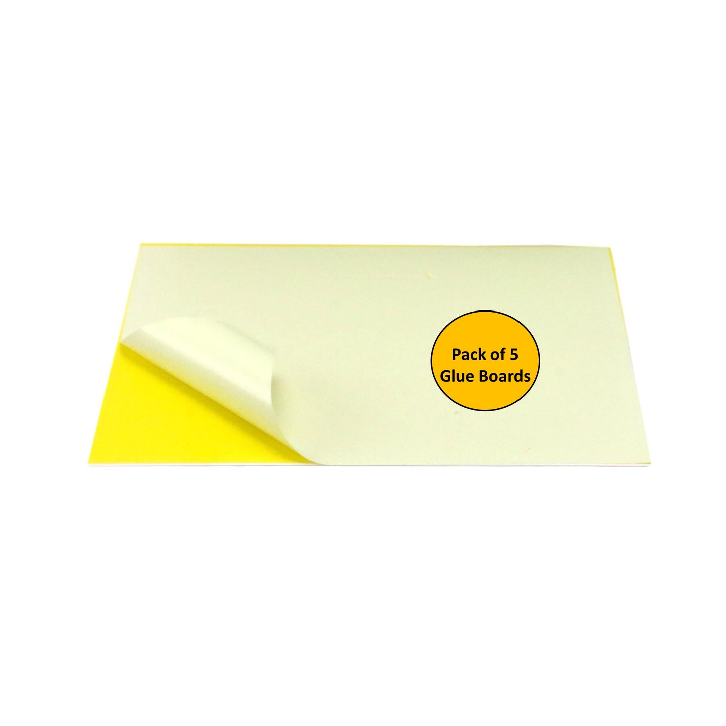 Awoco Pack of 5 Replacement Sticky Glue Boards for Metal Wall Mount Sticky Fly Trap Lamp (5 Glue Boards for FT-1M18)