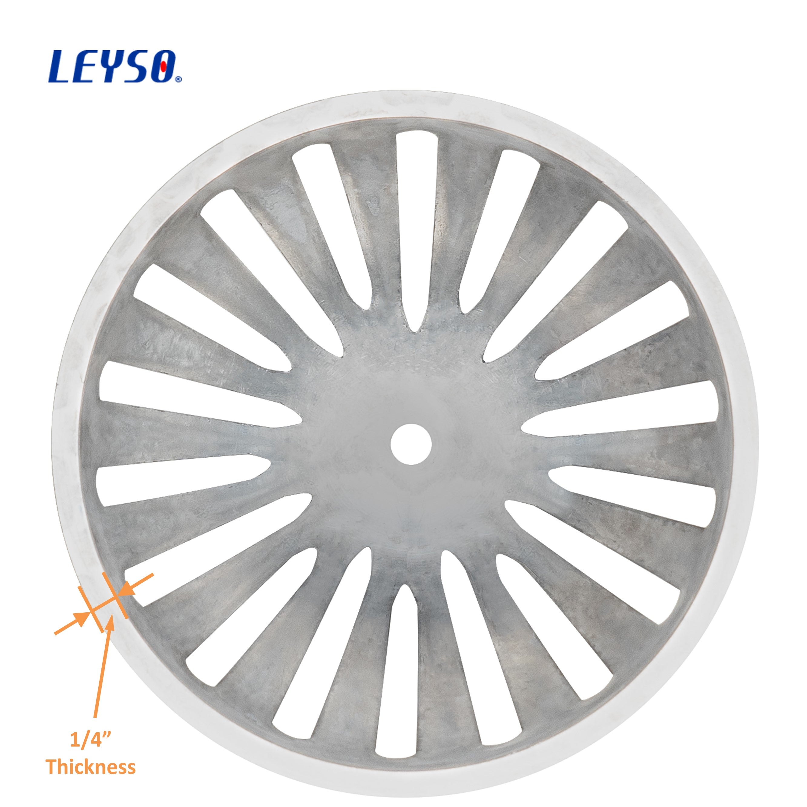 Leyso Aluminum Dome Strainer for 12" Floor Sink, 5-1/4" Diameter - Perfect for Restaurant, Bar, Buffet