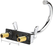 AA Faucet 4" Commercial Deck Mount Faucet with Heavy Duty Lead Free Gooseneck 6" Spout