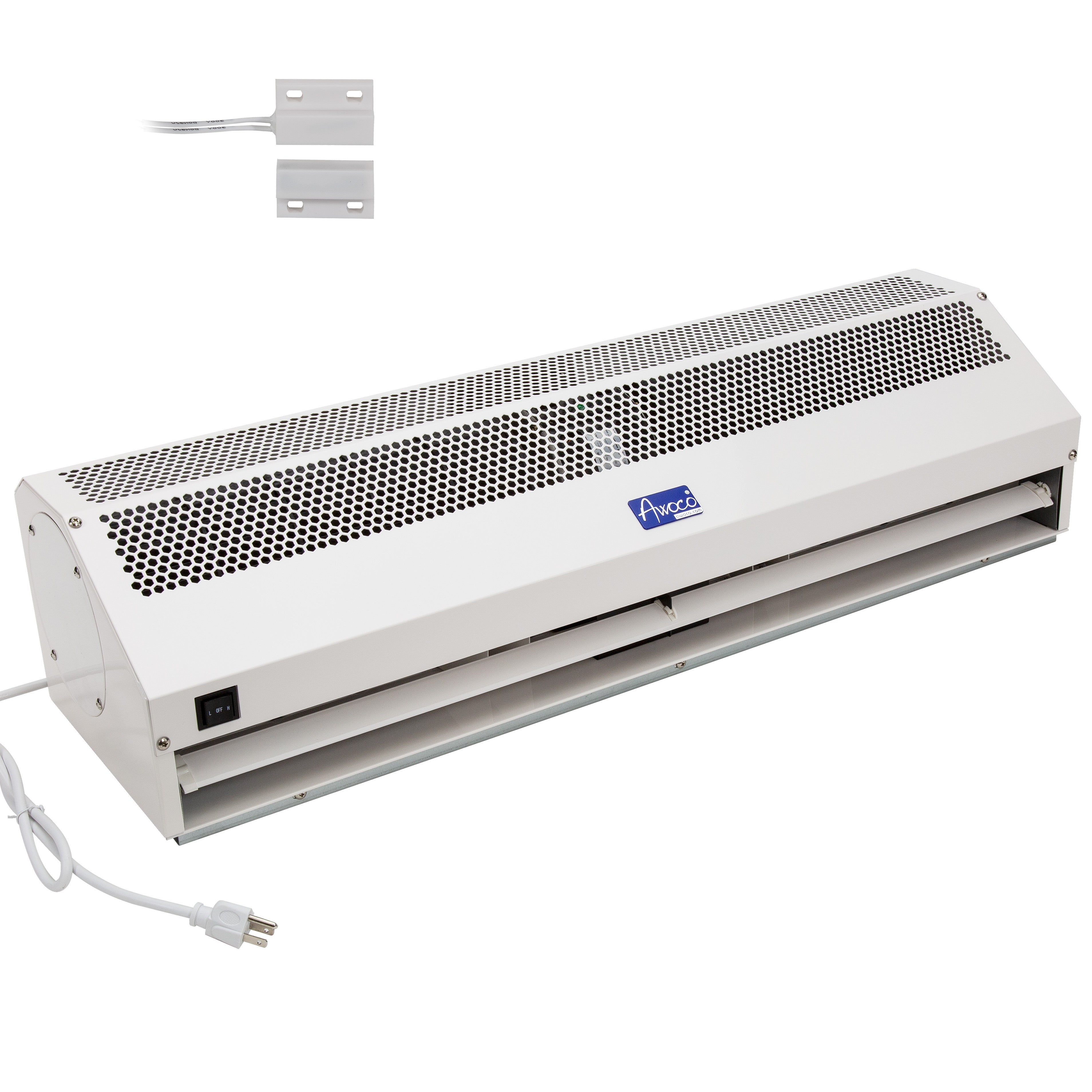 Awoco 36" Super Power 1 Speed 1200 CFM Commercial Indoor Air Curtain, 120V Unheated, ETL & UL Certified to Meet NSF 37 Food Service Standard