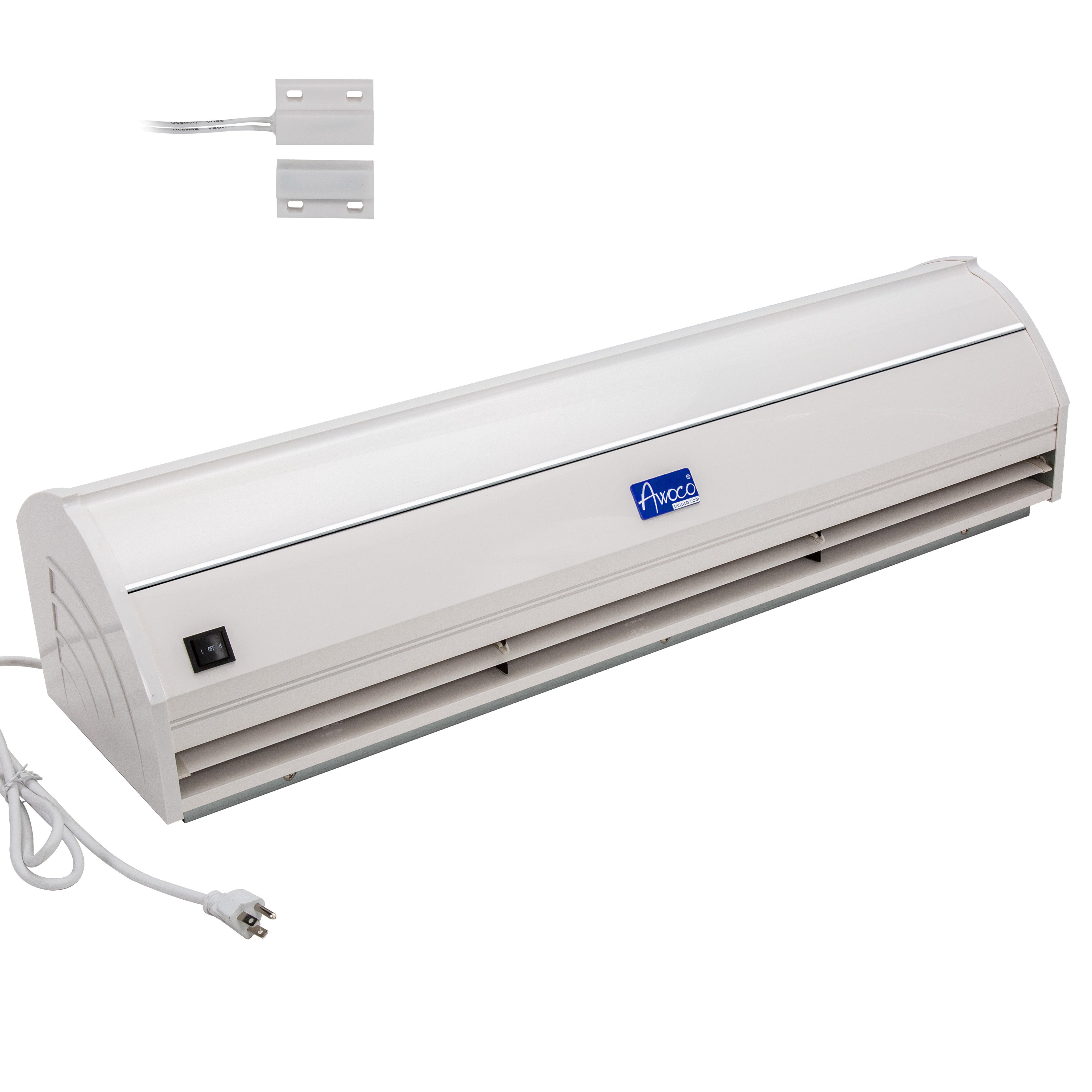 Awoco 60" Elegant 1 Speed 1500 CFM Indoor Air Curtain, 120V Unheated, ETL & UL Certified to Meet NSF 37 Food Service Standard