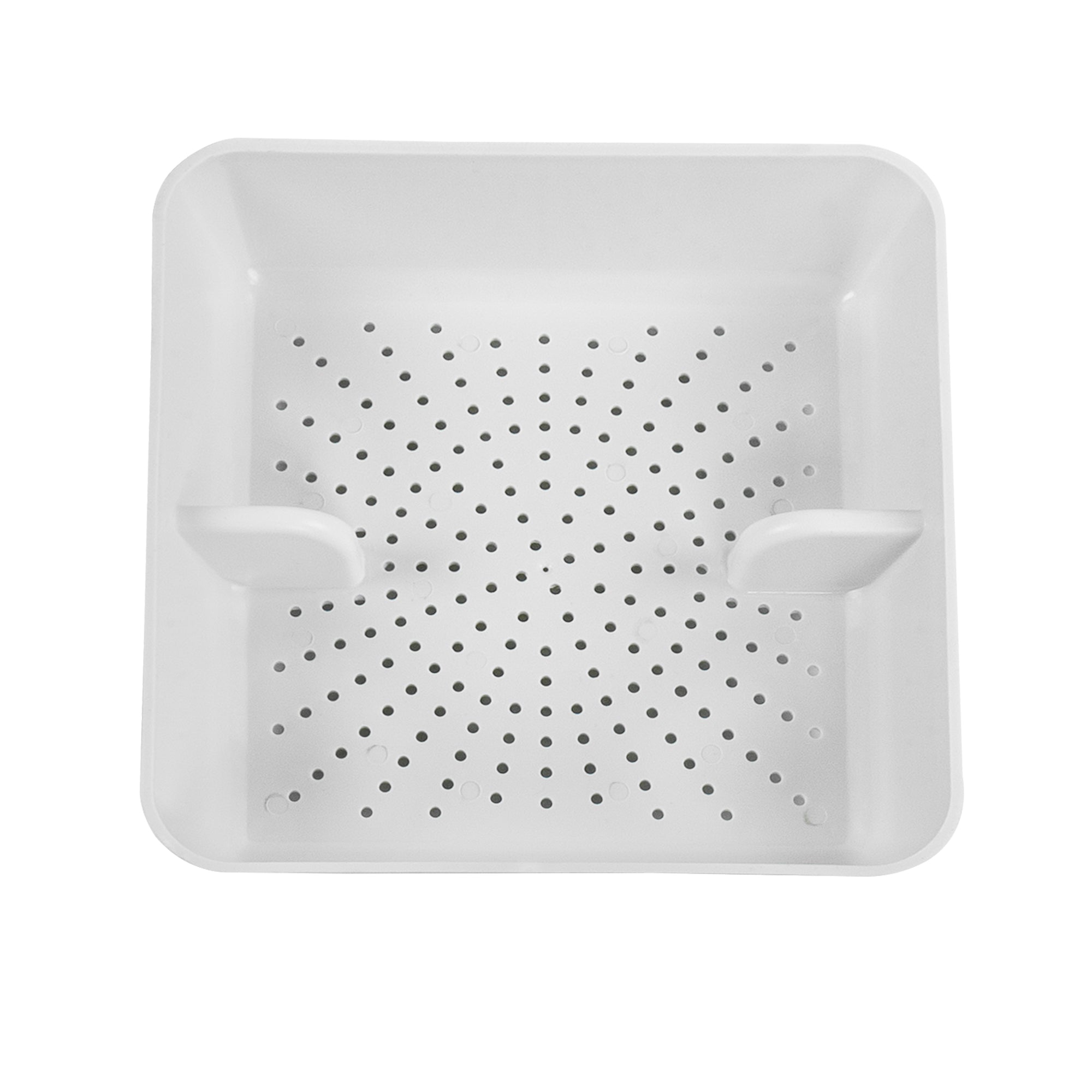 Leyso Floor Sink Drain Strainer ABS Plastic Drop-in Basket 8-1/2" x 8-1/2" x 2-1/4" - Perfect for Restaurant, Bar, Buffet