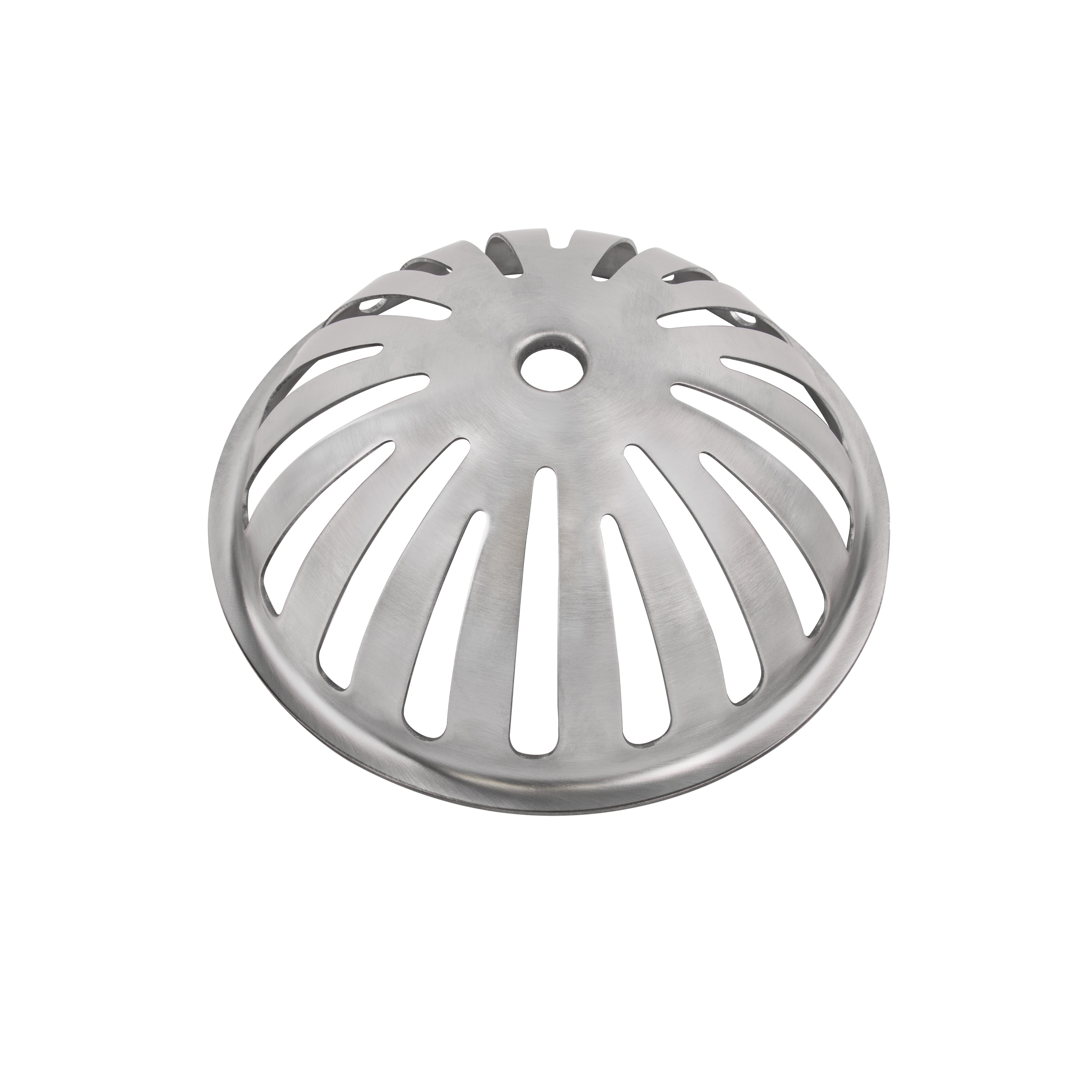 Leyso Type 304 Stainless Steel Heavy Duty Dome Strainer for 12" Floor Sink, 5-1/2" Diameter - Perfect for Restaurant, Bar, Buffet