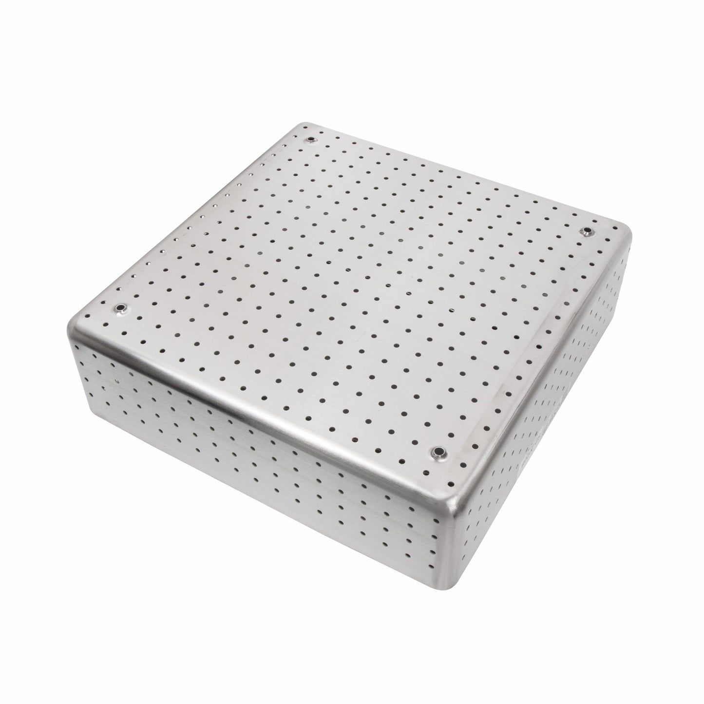 Leyso Stainless Steel Scrap Basket Includes Rack Slide Rails, 17-1/2"W x 17-1/2"L, ETL Certified (18" x 18", Scrap Basket)