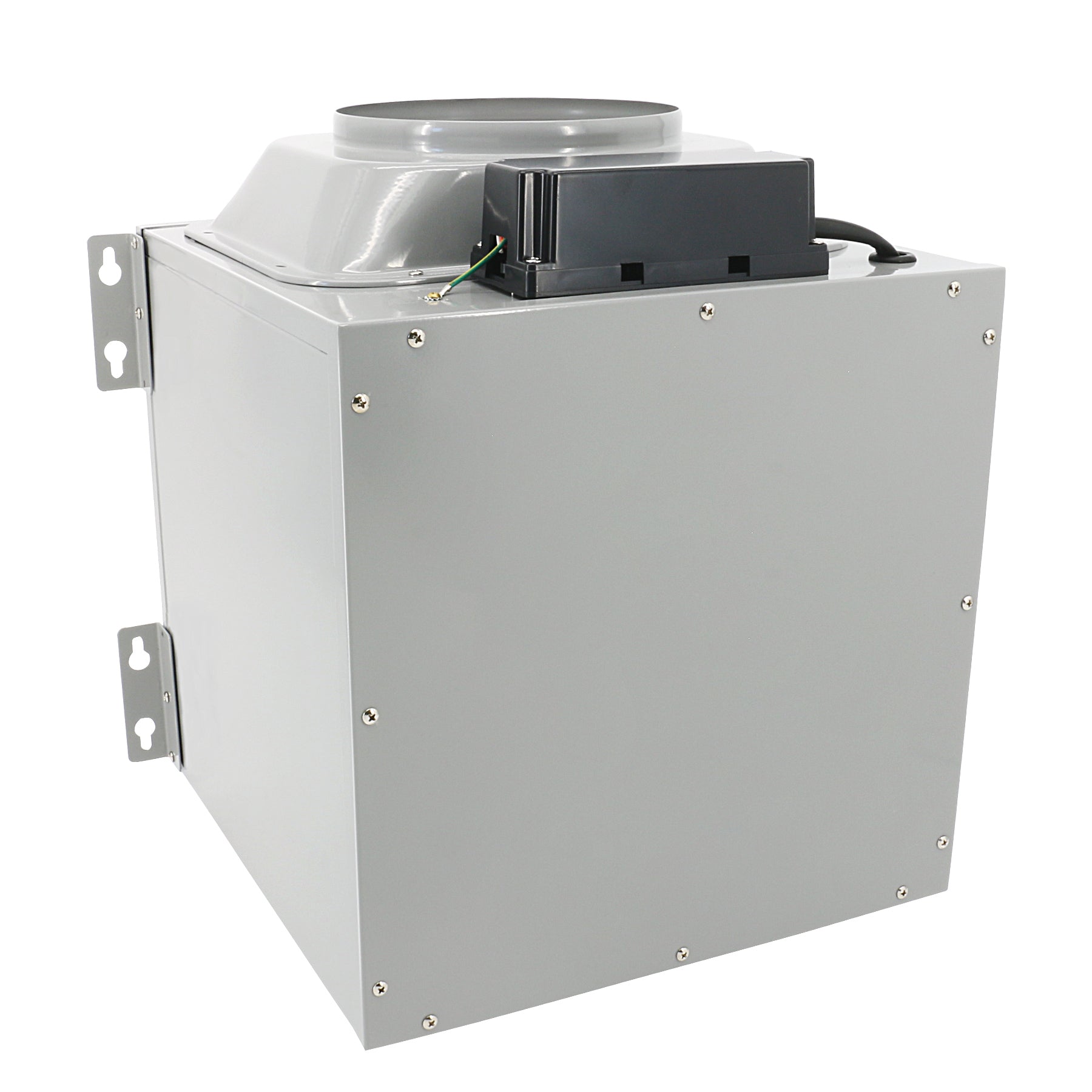 Awoco RH-SP08-BLW Powerful Range Hood Inline Blower Unit Only, 4 Speeds 1000CFM, 8" Round Vent In and Out