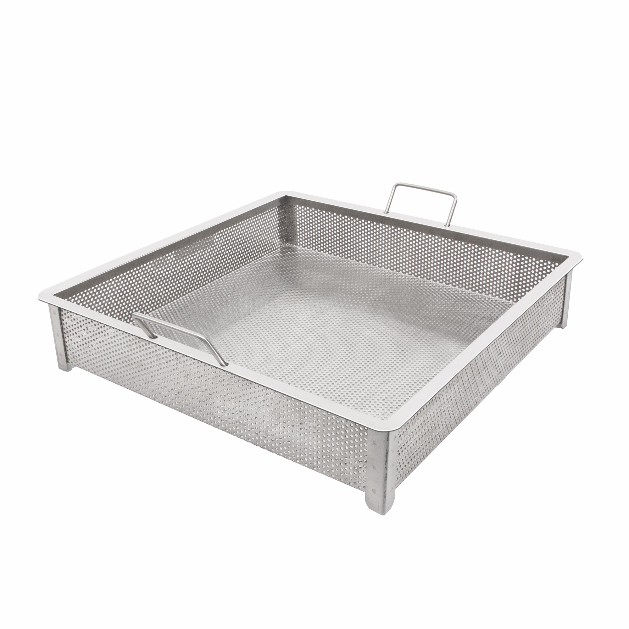 Leyso Stainless Steel Compartment ETL Certified Drop-In Sink Drain Basket (18" x 18", Drain Basket)
