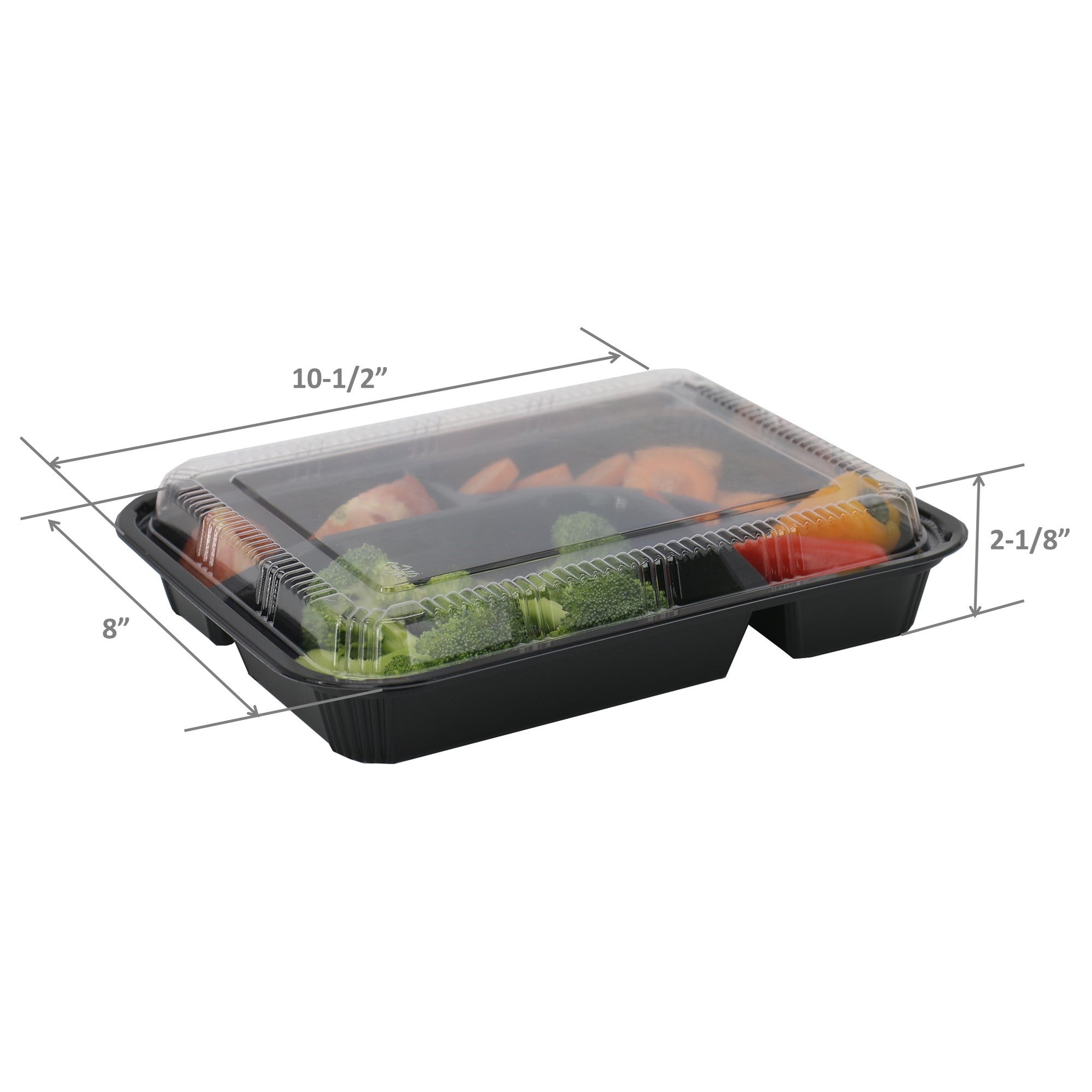 5-Compartment Food Containers  Bento-style Meal Containers